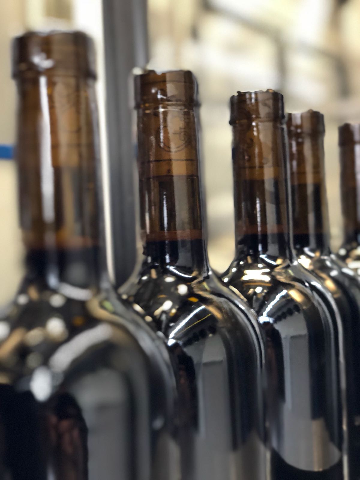 Wine bottling process